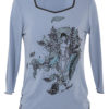 Shirt mit "Art-Zoe-embroidery" und Kristallen, stitches:87.000